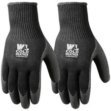 Wells Lamont Men's Thermal Work Gloves 2-Pack Large Latex Grip Warm Durable