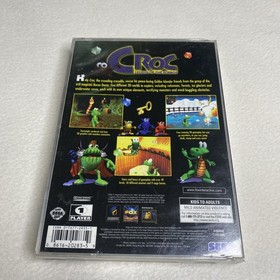 Croc Legend of the Gobbos (Sega Saturn, 1998) Complete with Manual