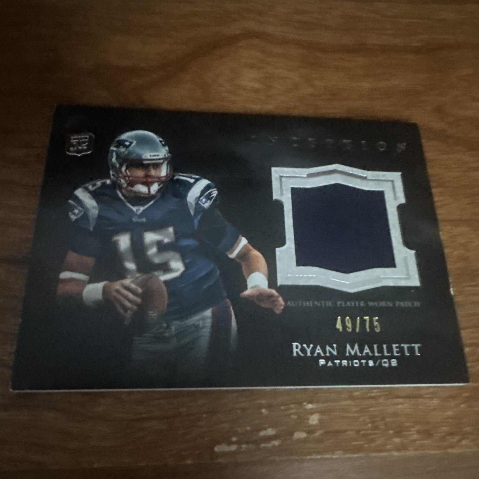 Ryan Mallett Topps Inception Rookie Patch #RPRM Green