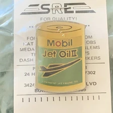 MOBIL JET OIL II Enamel Lapel Pin - New