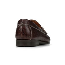 Donald J. Pliner Men Dark Red penny Loafers shoe slip on retro grandpa lux 10M Donald J. Pliner Men Dark Red penny Loafers shoe slip on  main image 3