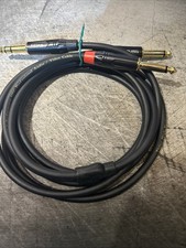 6.6 ft 1/4 TRS Stereo to Dual 1/4 TS Mono Insert Cable, Y-Splitter Cord Used
