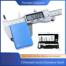 150mm Stainless Steel Caliper Vernier Micrometer Electronic Measuring Tool Ruler