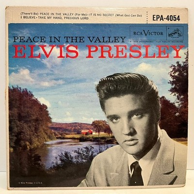 ELVIS PRESLEY - EPA-4054 Peace In The Valley (1957)- 7'' Vinyl Record 45RPM - VG+