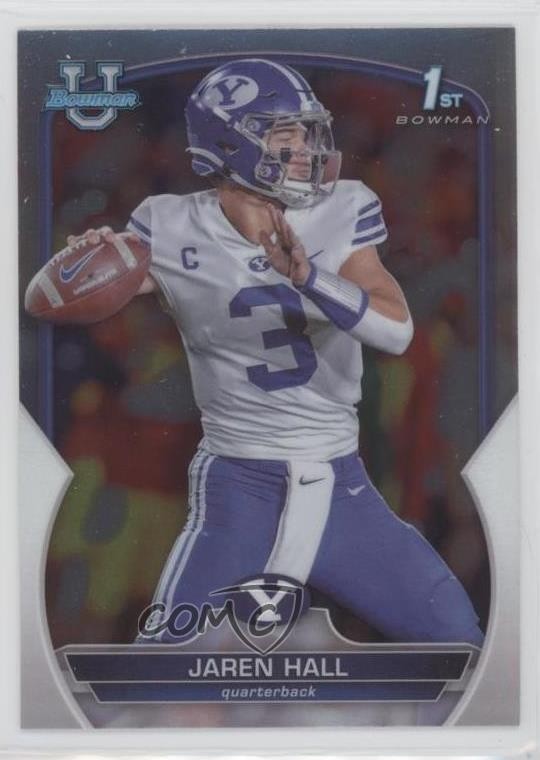 2022 Bowman U Chrome Refractor Jaren Hall #85 0xz4