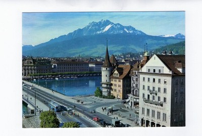 Ansichtskarte Luzern mit Pilatus - Schweiz