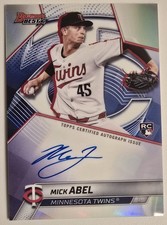 2025 Bowman's Best Mick Abel Auto RC Rookie #B25-MA Twins