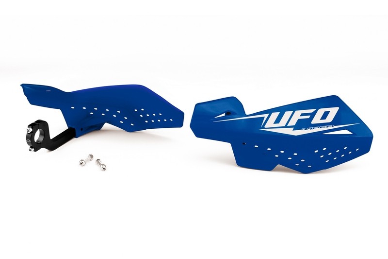 Protège-mains bleu OVNI Viper plastique anti-impact guidon moto