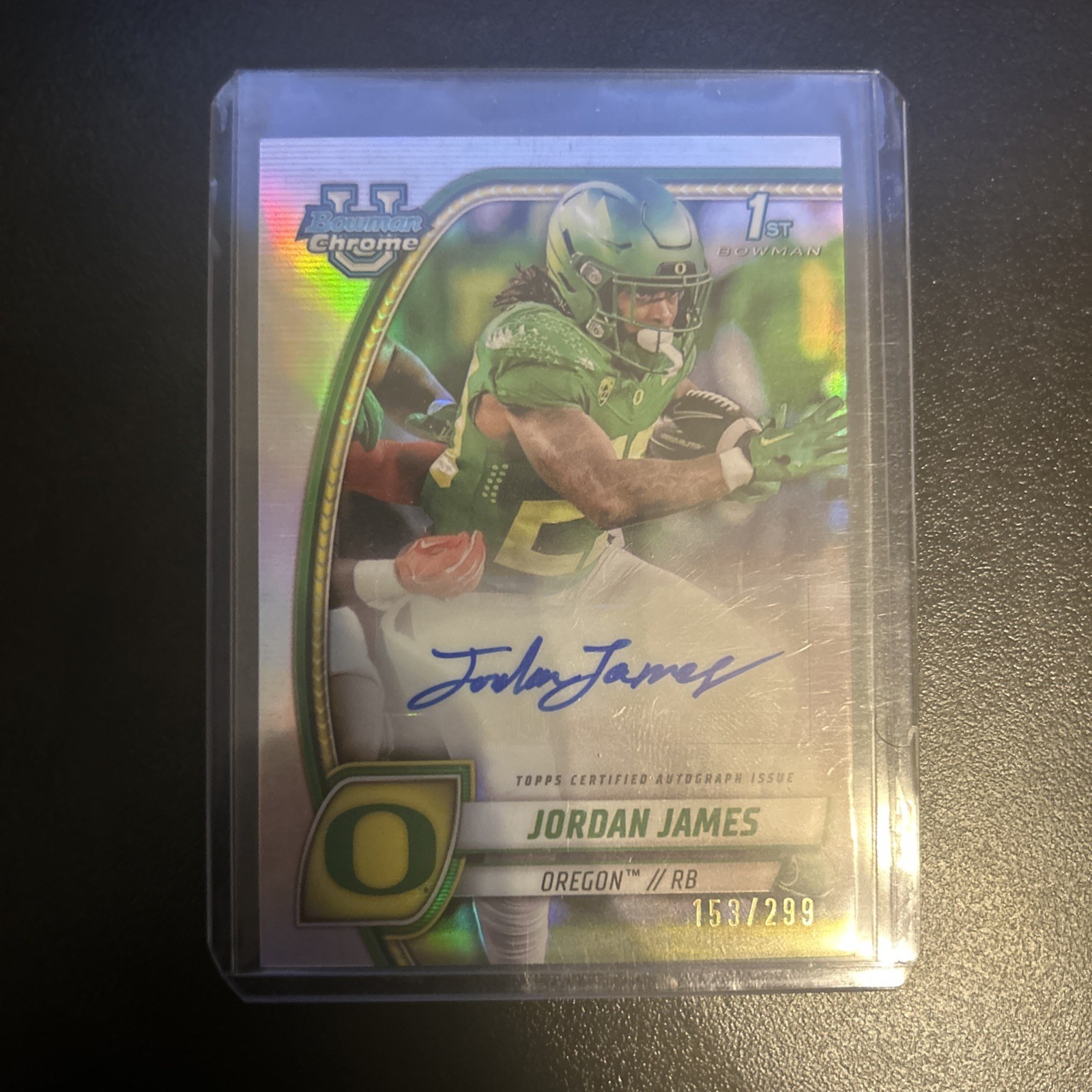 2024 Topps Bowman U Chrome Auto Refractor Jordan James /299