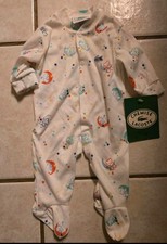 Newborn Small 0-12lb CHEMISE LACOSTE VINTAGE 80s 90s Baby Sleeper NEW WITH TAGS