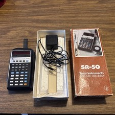 Texas Instruments SR-50 Calculator CIB. No Manuals