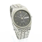 Vintage Omega Seamaster 32mm Day Date Gray Dial Quartz Mens Wristwatch #WB4524-1