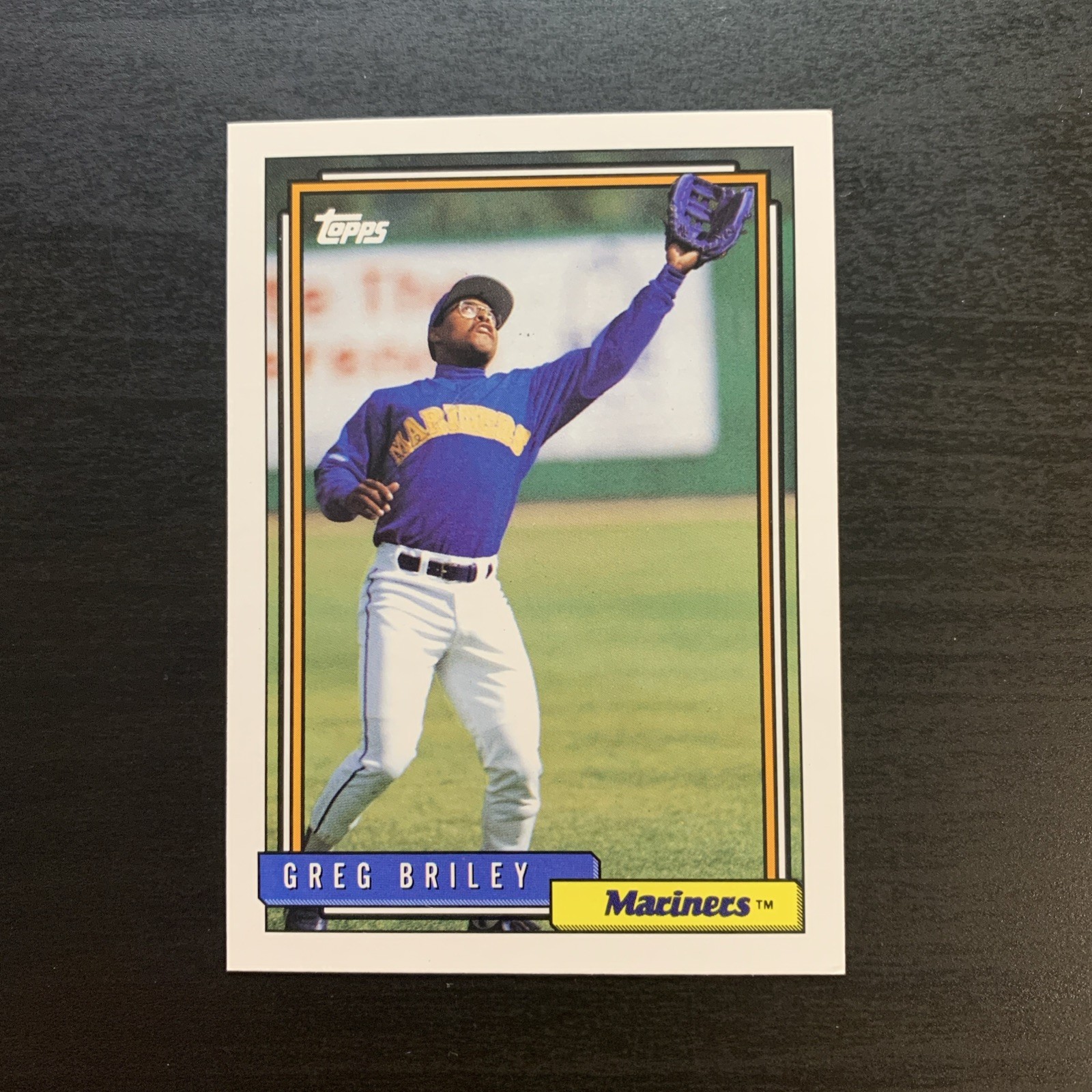 1992 Topps #502 Greg Briley Seattle Mariners
