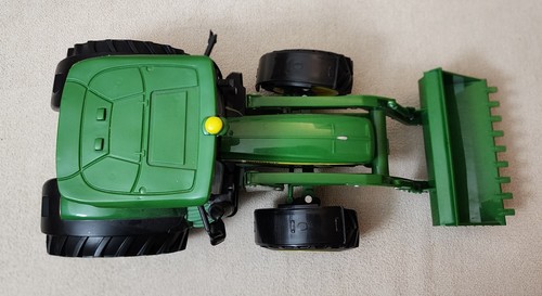 Ertl John Deere Big Farm Model 6210R Tractor w Loader working Lights Sound 1/16 - Picture 10 of 14