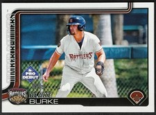 Blake Burke 2025 Topps Pro Debut #PD-178 - Wisconsin Timber Rattlers