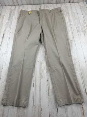 LEE Extreme Motion MVP Relaxed Taper Pants Stretch Wrinkle Resist Color Beige