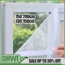 Window Fly Screen Insect Net Bug Net Mosquito Net Mesh for Windows Black White