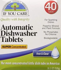 IF YOU CARE Automatic Dishwasher Tablets, 40 Count