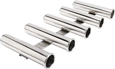 5 Tube 316 Stainless Steel Fishing Rod Rack Wall Side Mounted Fishing Rod Pod