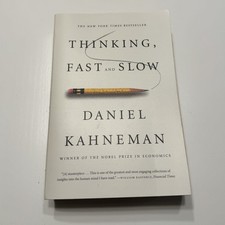 Thinking, Fast and Slow by Daniel Kahneman (2013, Trade Paperback)