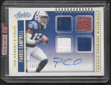 2019 absolute rookie premiere Parris Campbell #234 materials ball patch auto /25