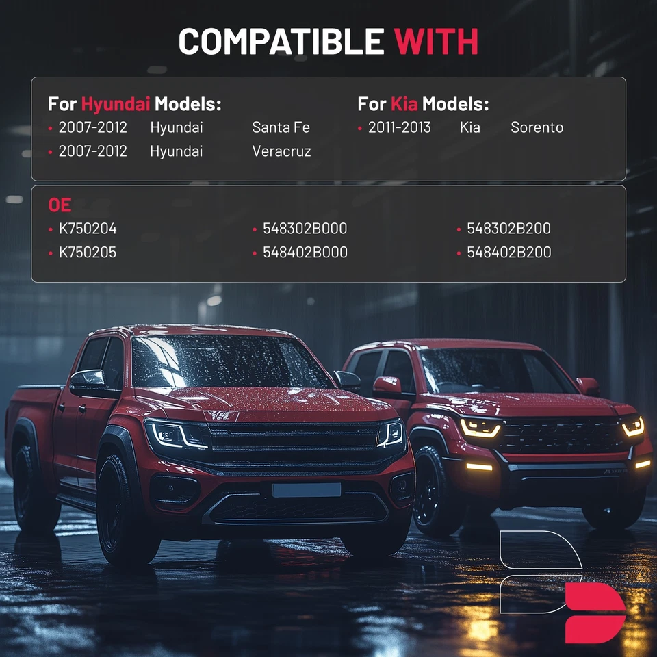 Front Sway Stabilizer Bar End Link Kit For Hyundai Santa Fe Veracruz 2007-2012 - Image 4 of 4