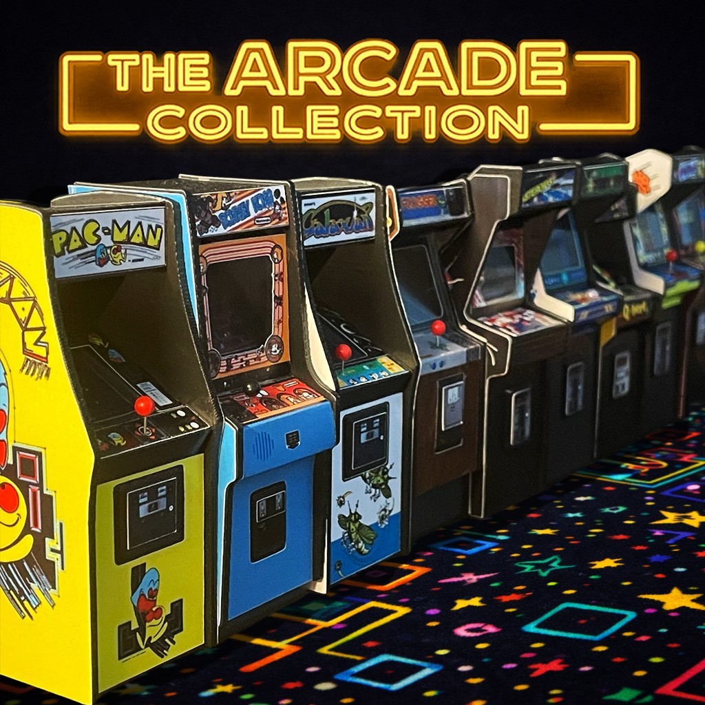 1:18 Scale Arcade Machines for Diorama Pac-Man Donkey Kong G.I.