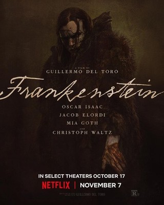 Frankenstein 2025 Movie Poster Wall Decor (b) 11x17'' 24x36'' 27x40'' Jacob Elordi