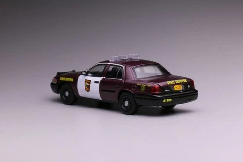 596 1:64 Ford CV CROWN VICTORIA Minnesota State Patrol Trooper Police Diecast - Picture 3 of 6