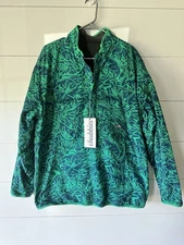 Chubbies Wanderers Club Reversible Pullover Fleece With Dinasour Print XL New