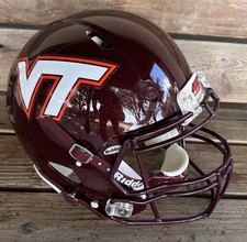 Virginia Tech Hokies Game Issued Helmet