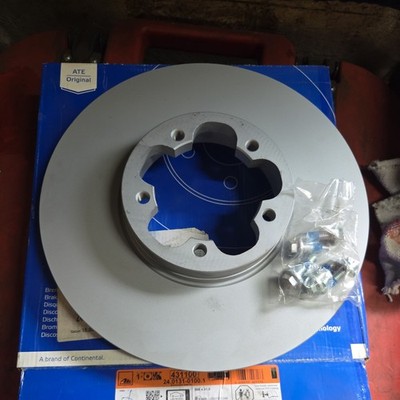 ATE 2x Bremsscheibe 24.0131-0100.1 vorn Ø308mm