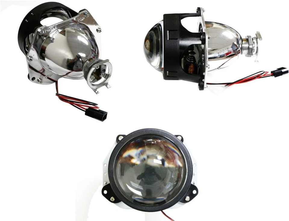 Kit de modernización de faros de coche con lente proyector bi-xenón de 3 pulgadas ajuste universal Foto 4 de 4