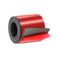 Neoprene Rubber Strips 4" x 1/16" x 5', Self Adhesive Solid Rubber Sheet