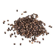 1000Pcs 2x2mm Crimp Tube Beads Jewelry Making Crimp End Spacer Bead, Copper