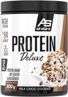 All Stars Protein Deluxe, 300 g Dose, Milk Chocolate Cookies