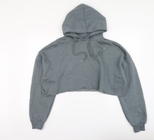 Womens UK Size M Rising Grey Pullover Hoodie