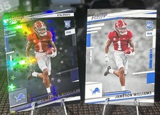 2022 Panini Prestige Jameson Williams RC Xtra Points Astral #307 w/BASE RC inc.