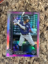 2025 Topps Pro Debut Bairon Ledesma Pink Foil Colorado Rockies 158/199 PD-192