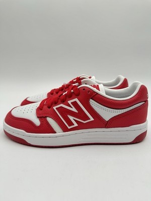 New Balance 480 BB480LHR Men\'s US 5.5 Red White Leather Lifestyle Shoes DWA1913 Size 5.5 - New Balance 480 Team Red White for sale online | eBay main image 4