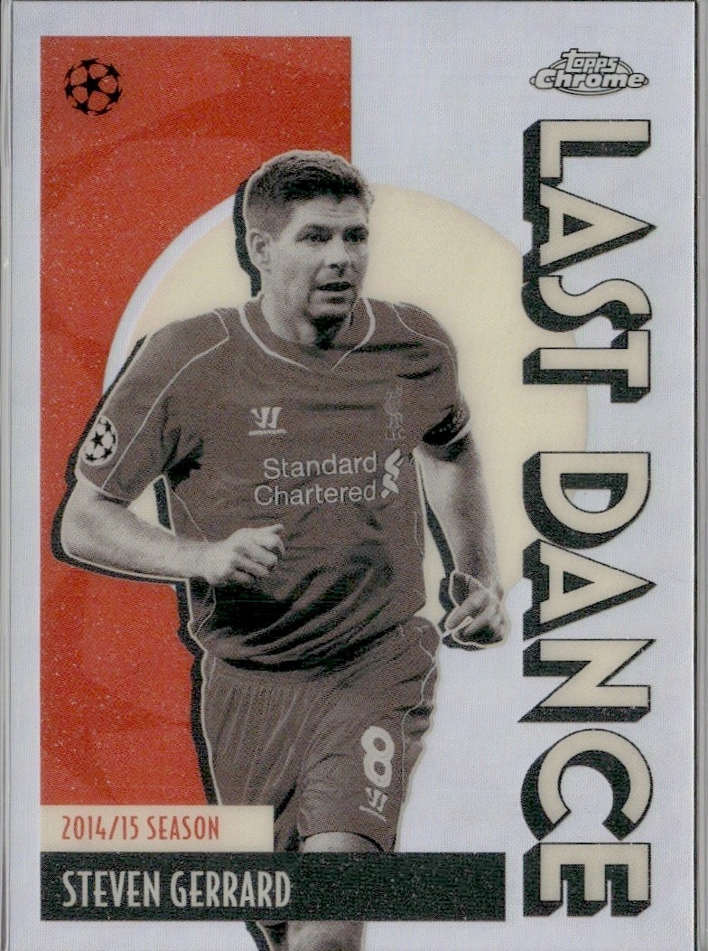 Steven Gerrard 2026 Topps Chrome UCL Last Dance LD-6 Liverpool Soccer