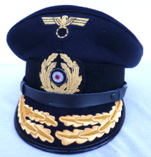 Kappe ,Feldmütze, Mütze, Schirmmütze, Offizier, Uniform, Marine, U-Boot, KM,no 2