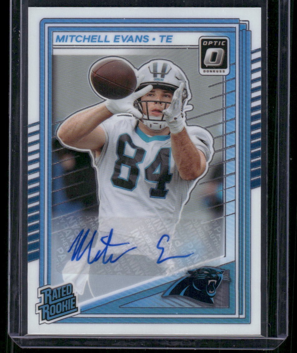 Mitchell Evans Panini Donruss Optic #254 Autograph