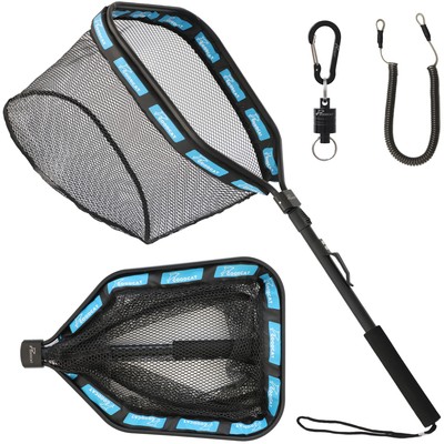 Floating Fishing Net for Steelhead, Salmon, Fly, Kayak, Catfish, Bass, Trout ...