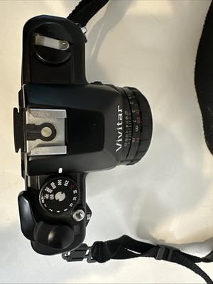 Vivitar V3800N 35mm SLR Film Camera with 50 mm lens Kit for sale