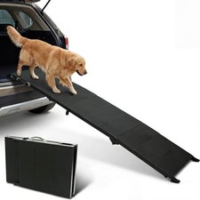 70" Long Dog Ramp for Car, Folding Pet Ramps for Large Dogs with Non-Slip
