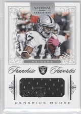 2012 National Treasures Franchise Favorites Materials 23/99 Denarius Moore 5x8
