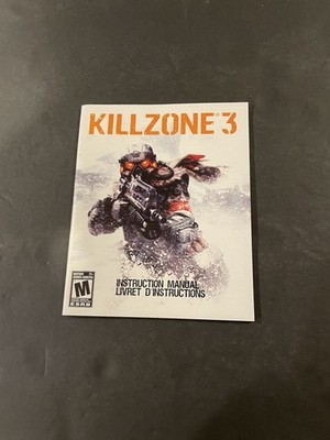 killzone 3 ps3 Manual only