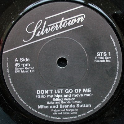 Mike & Brenda Sutton - Don't Let Go Of Me (Grip My Hips And Move Me) (7'', Sin...