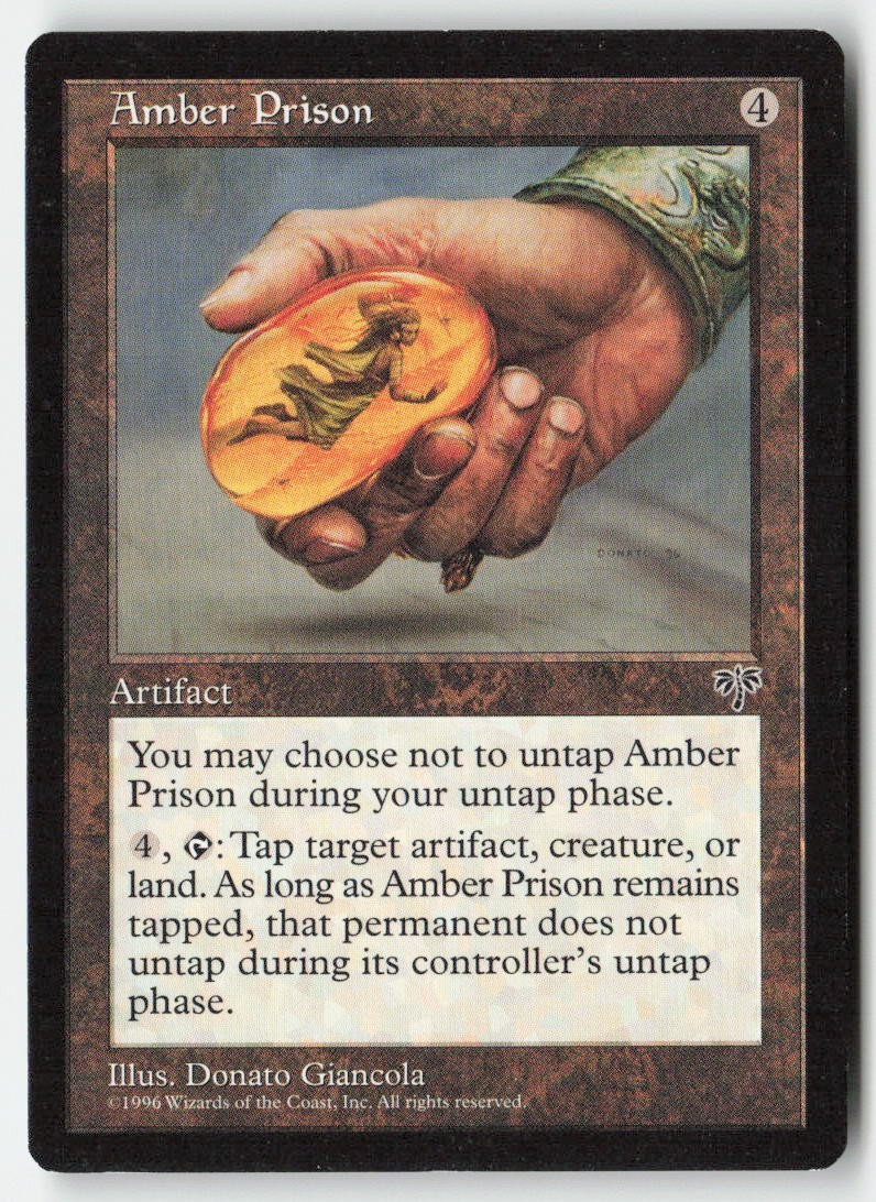 MTG - Amber Prison - MIR 292 Rare Regular